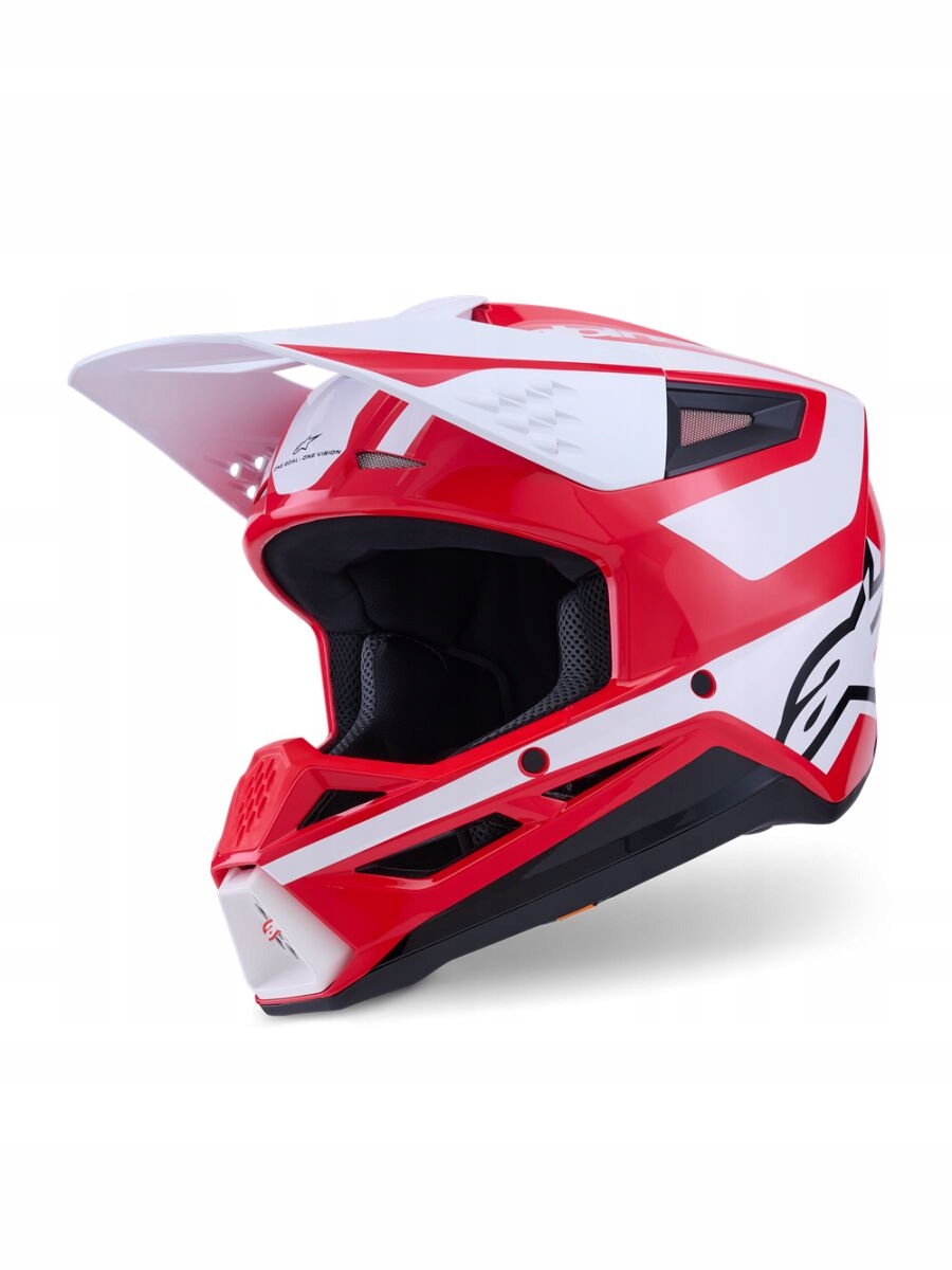 Crossová Prilba Alpinestars Supertech M3 Heat Red/white/black Xs