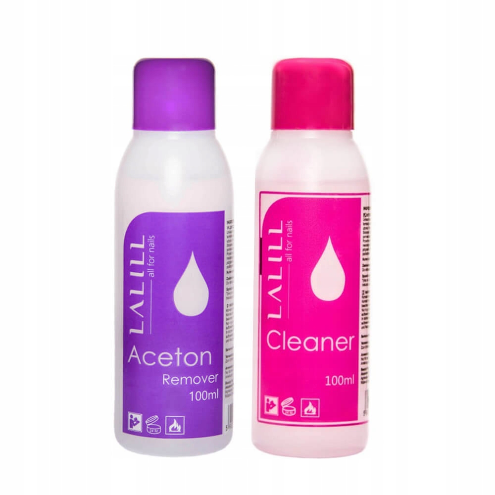 ZESTAW CLEANER ODTŁUSZCZACZ 100ml + ACETON 100ml