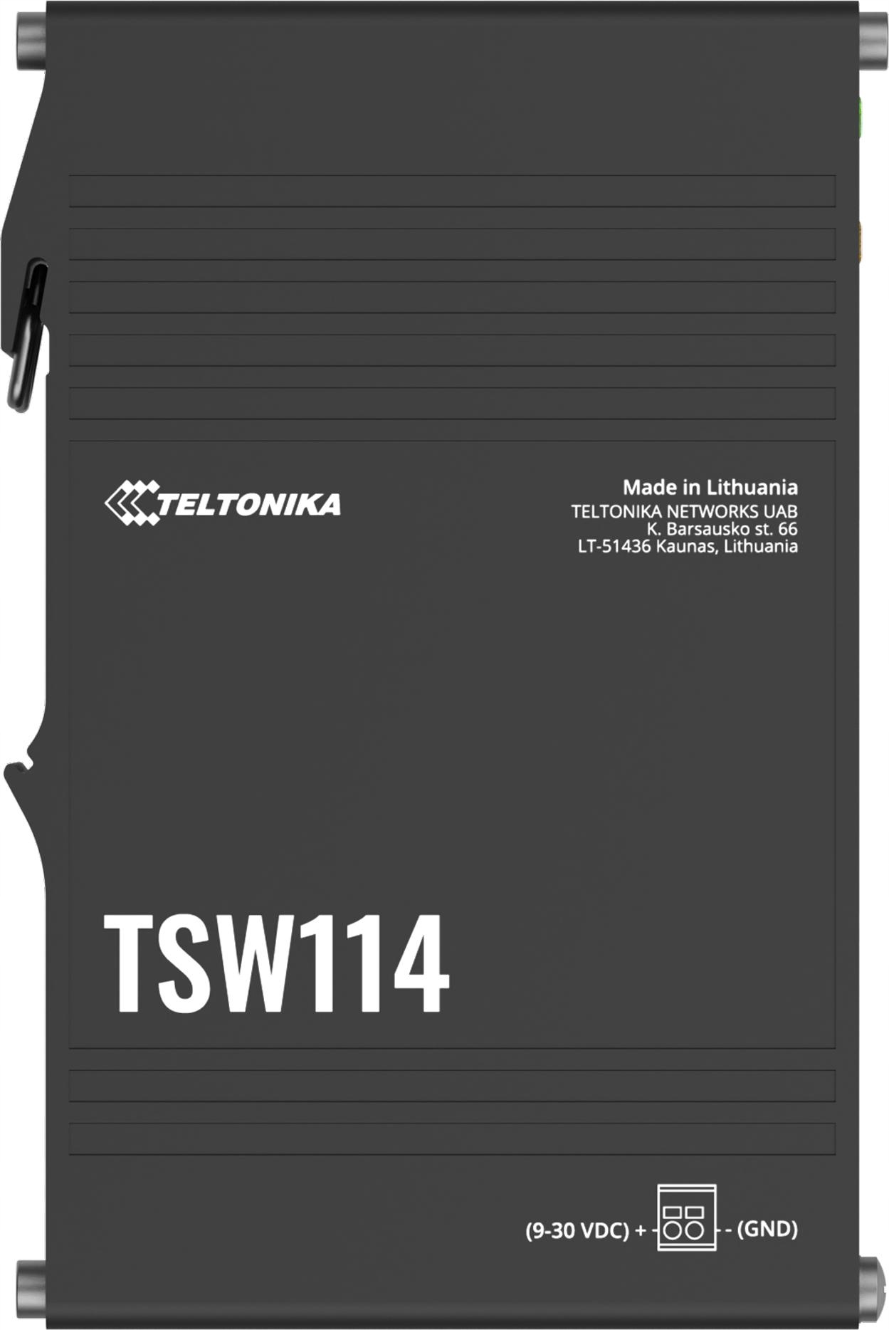 Teltonika TSW114 switch 5xGE (TSW114000000) Din