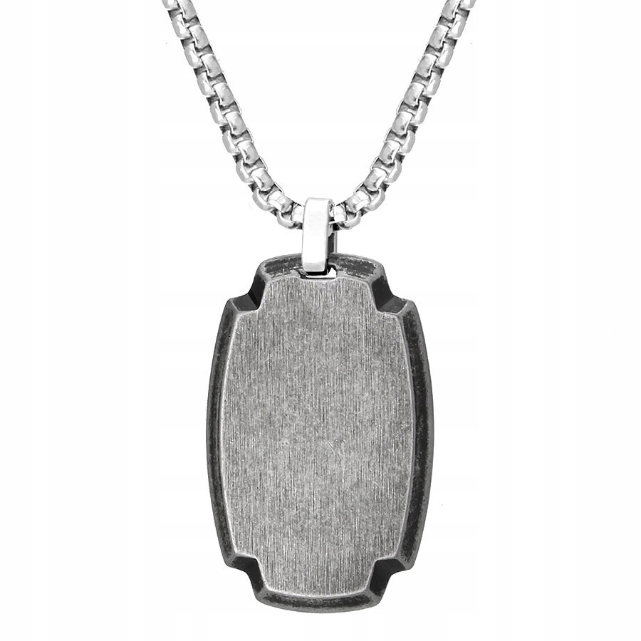 Pánský náhrdelník Manoki stříbrný ocel 316 l 65 cm