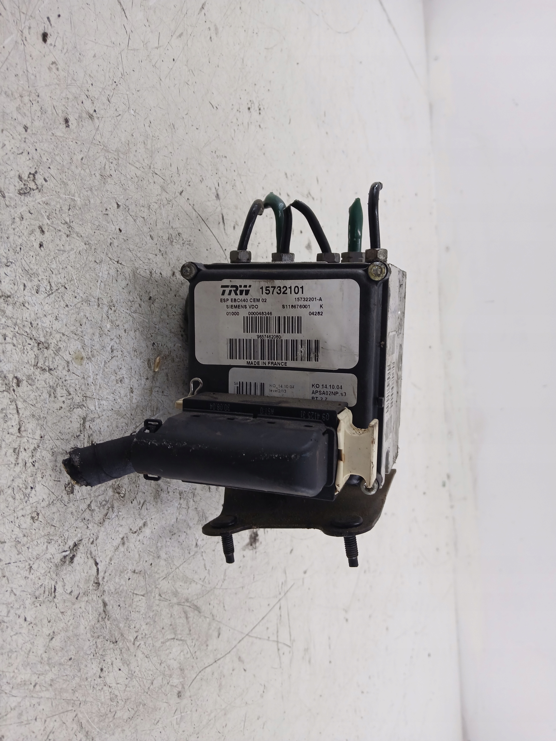 PEUGEOT 407 Servofreno ABS 9657462080