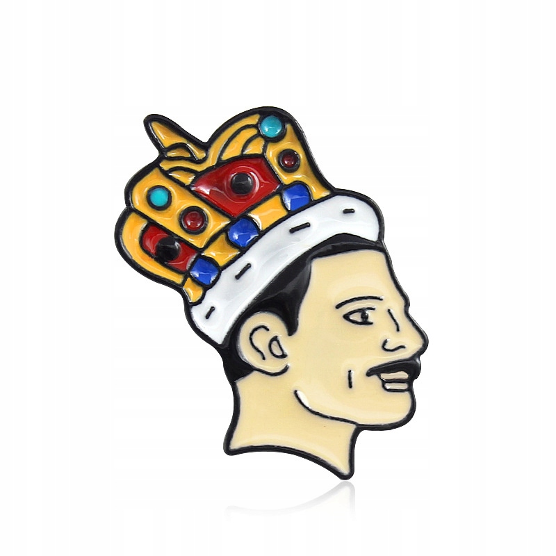 

Przypinka Metal Freddie Mercury King