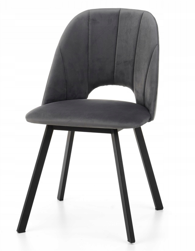 Nowoczesne Tapicerowane Krzesło Maja 2 nogi metal