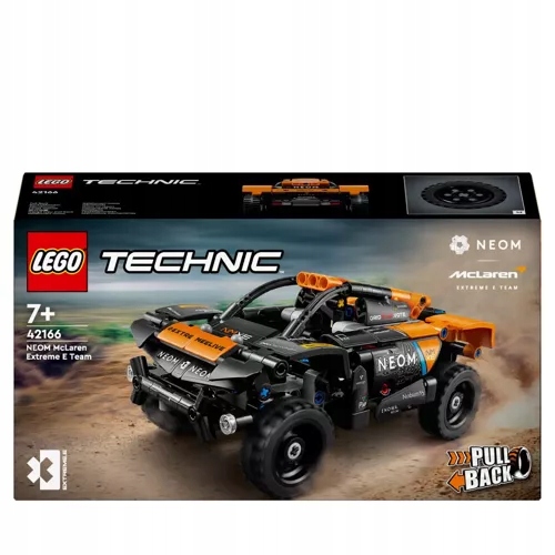 LEGO TECHNIC NEOM MCLAREN EXTREME E TEAM SAMOCHÓD Z NAPĘDEM PULL-BACK 42166 Stan opakowania oryginalne