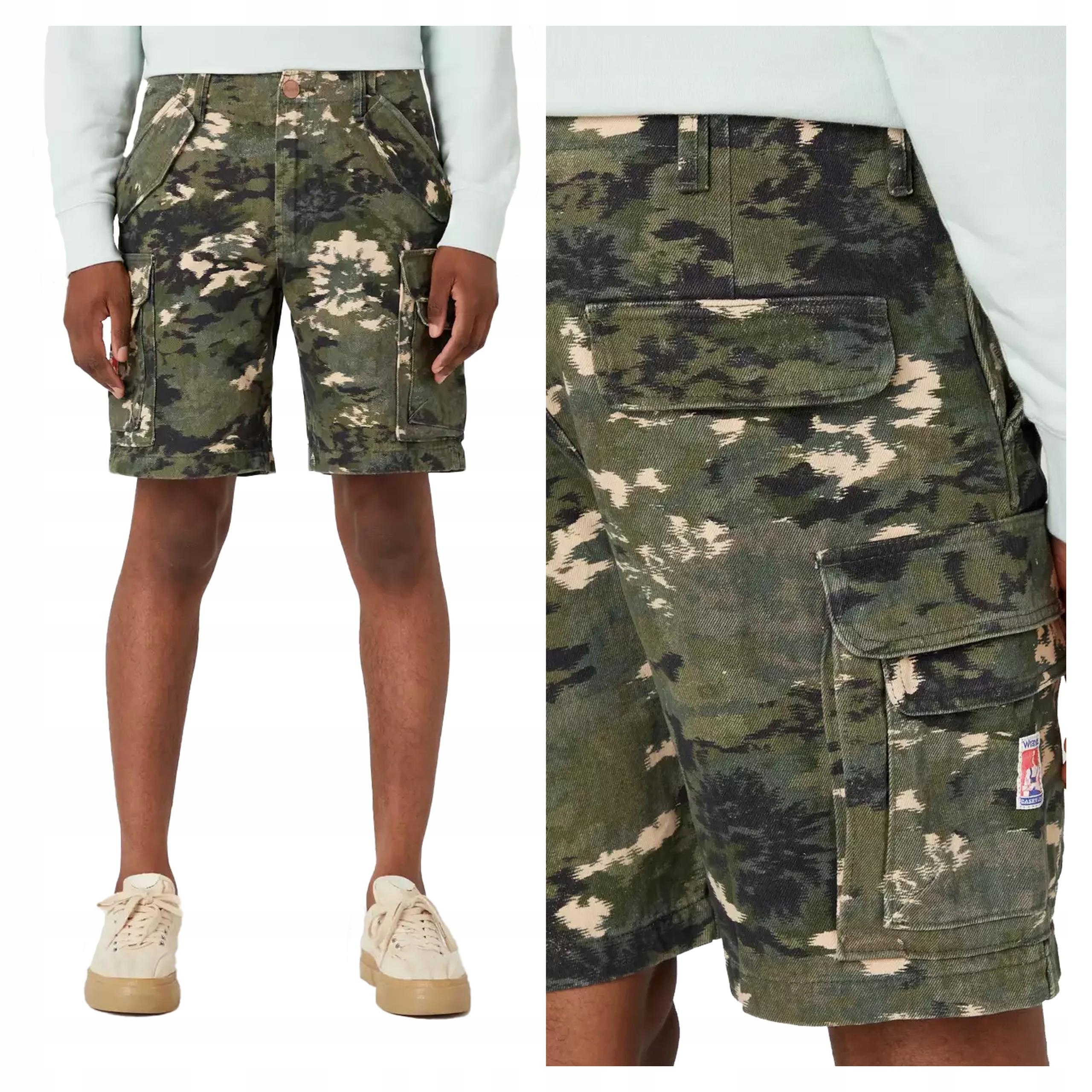 Pánské látkové šortky Wrangler Casey Cargo Short W30