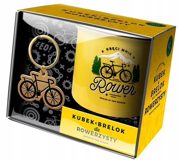 

Kubek i breloki dla rowerzysty