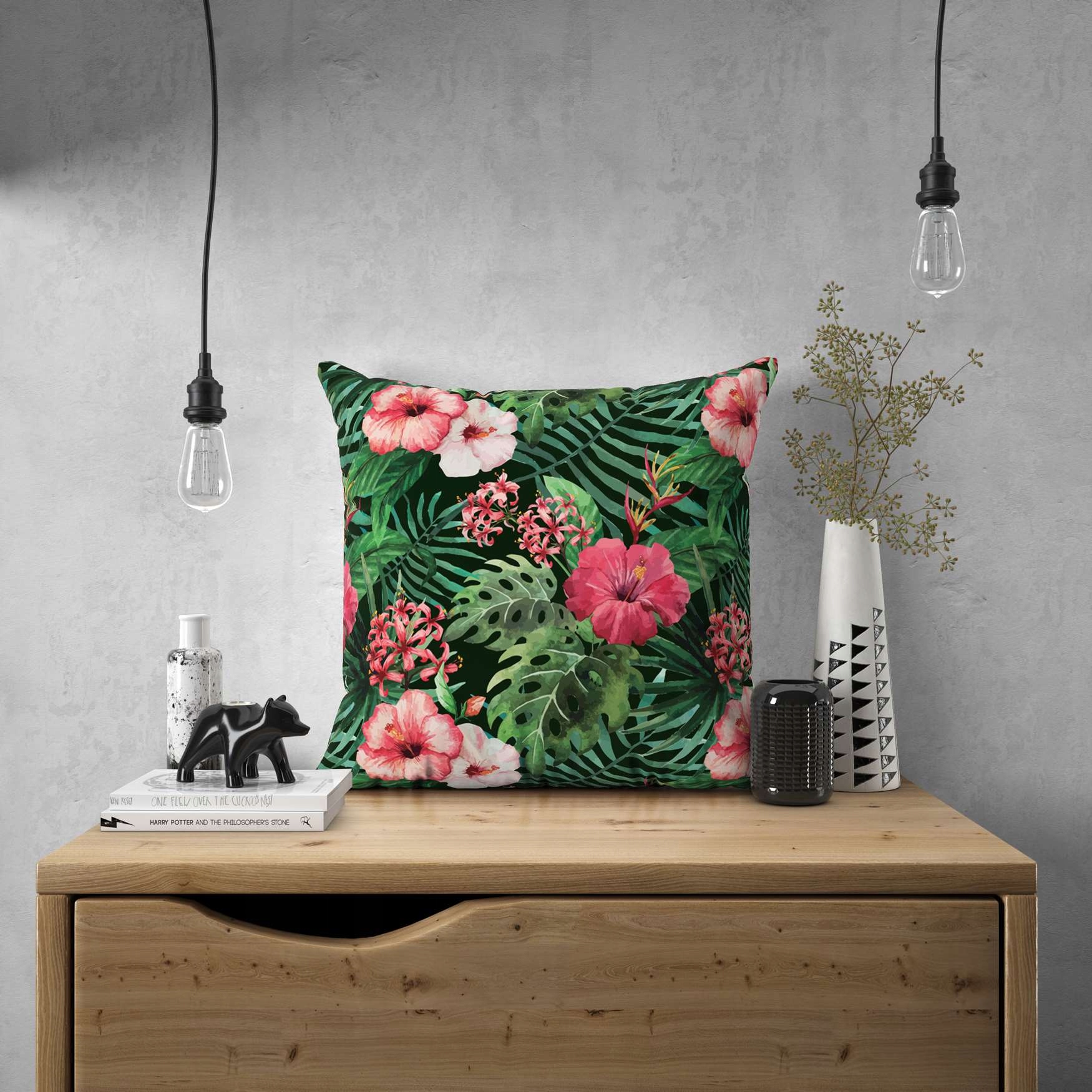 POSZEWKA NA PODUSZKĘ DEKORACYJNA 50x50 JASIEK Wymiary poduszki 50x50cm