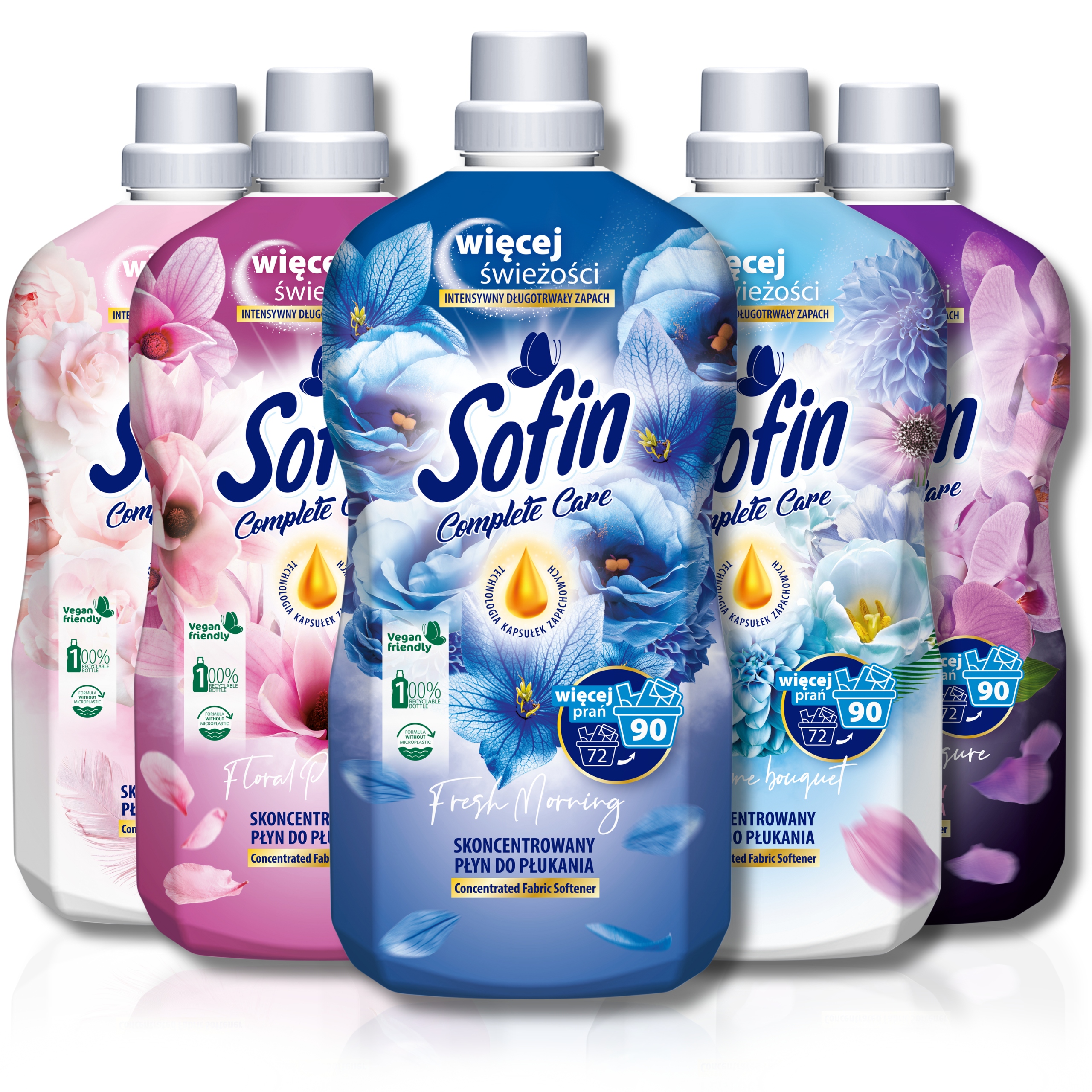 Levně Sofin tekutá aviváž Ochrana barev Sada MIX 1,8 l x5 (450 praní)