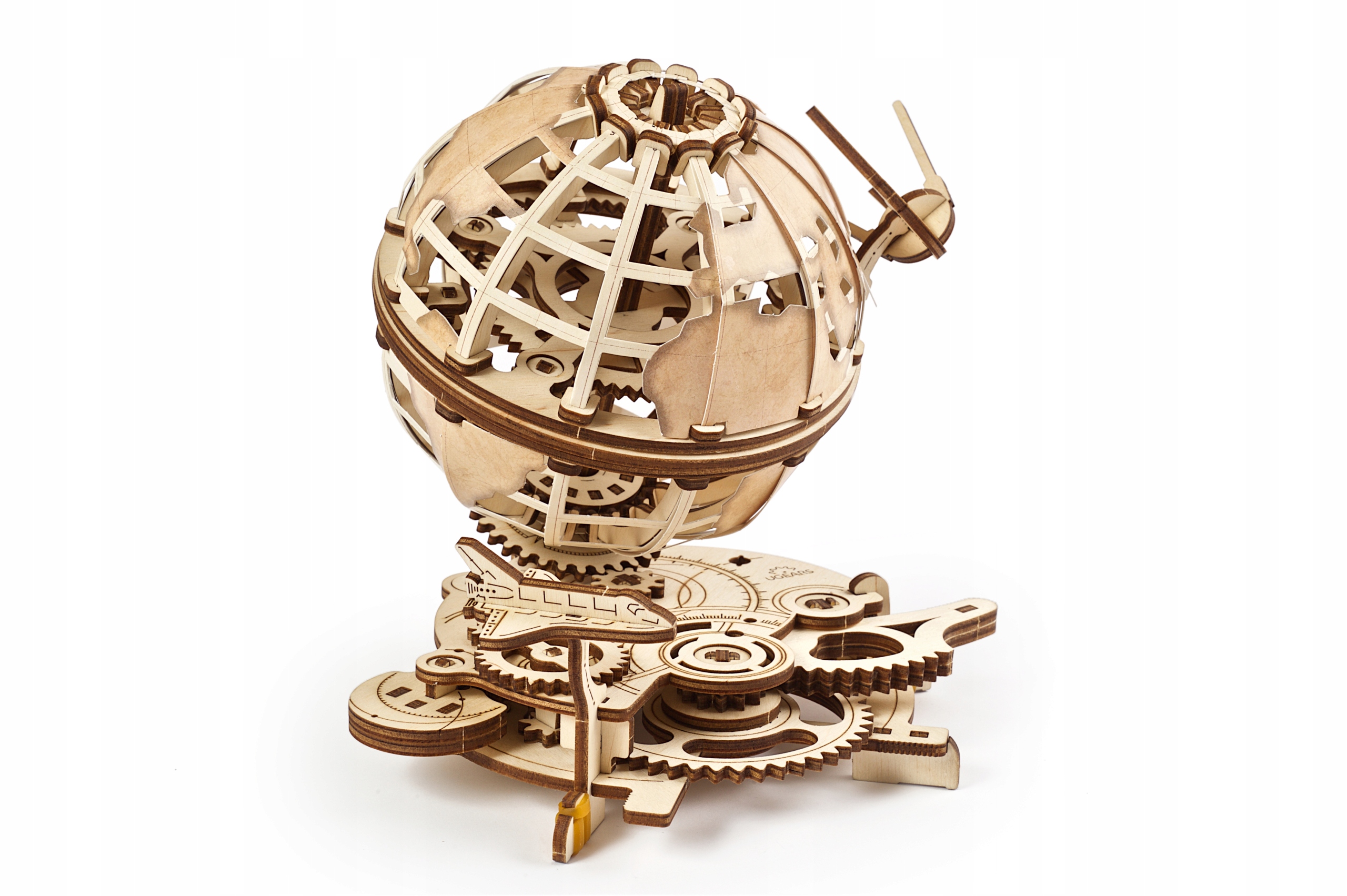 

Globus Ugears Model Mechaniczny Puzzle 3D Drewno