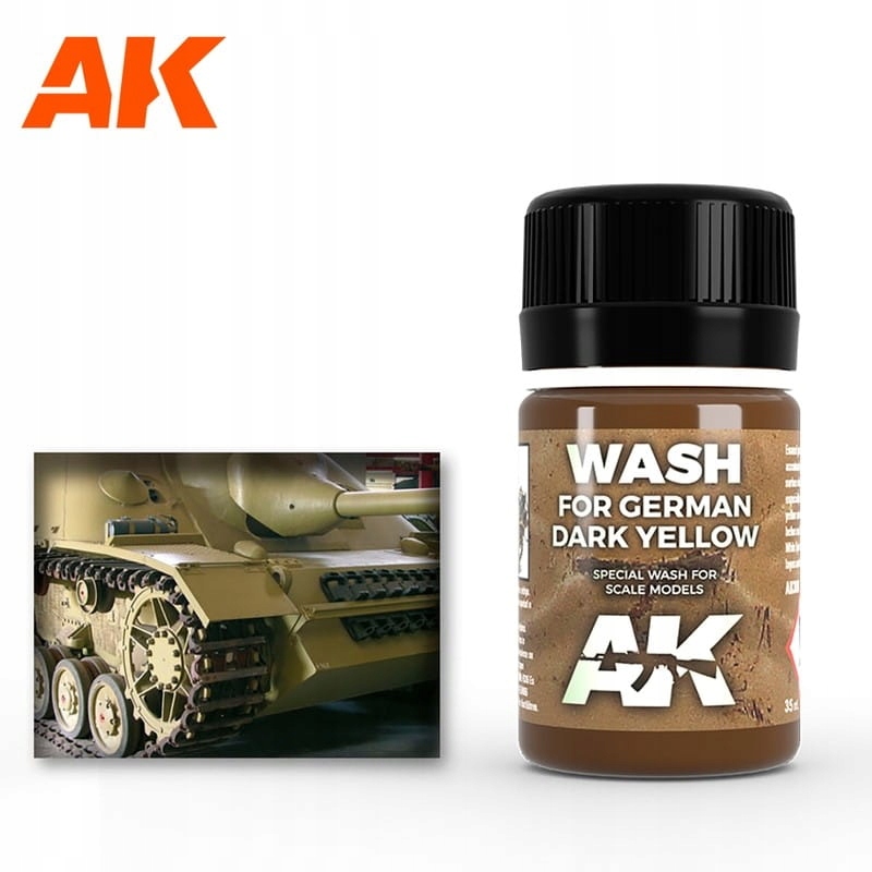 Ak Interactive 300 Dark Yellow Wash