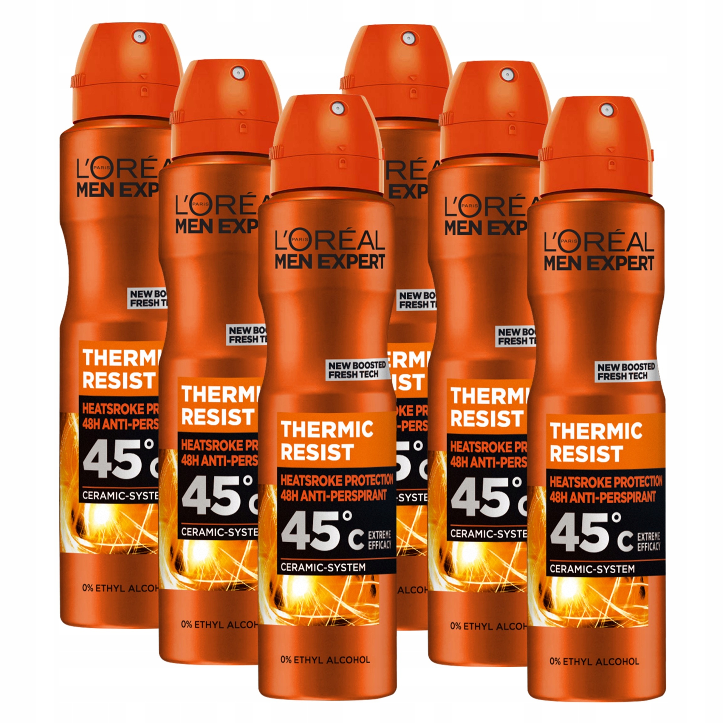 Zestaw L'Oreal Men Expert Thermic Resist Antyperspirant W Sprayu 6x 250ml