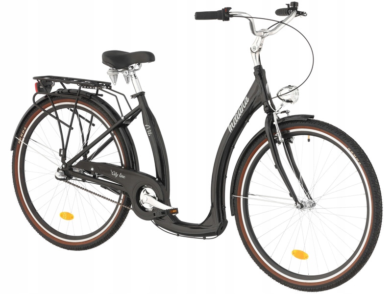 Rower miejski Indiana Moena A3B 28 cali Czarny