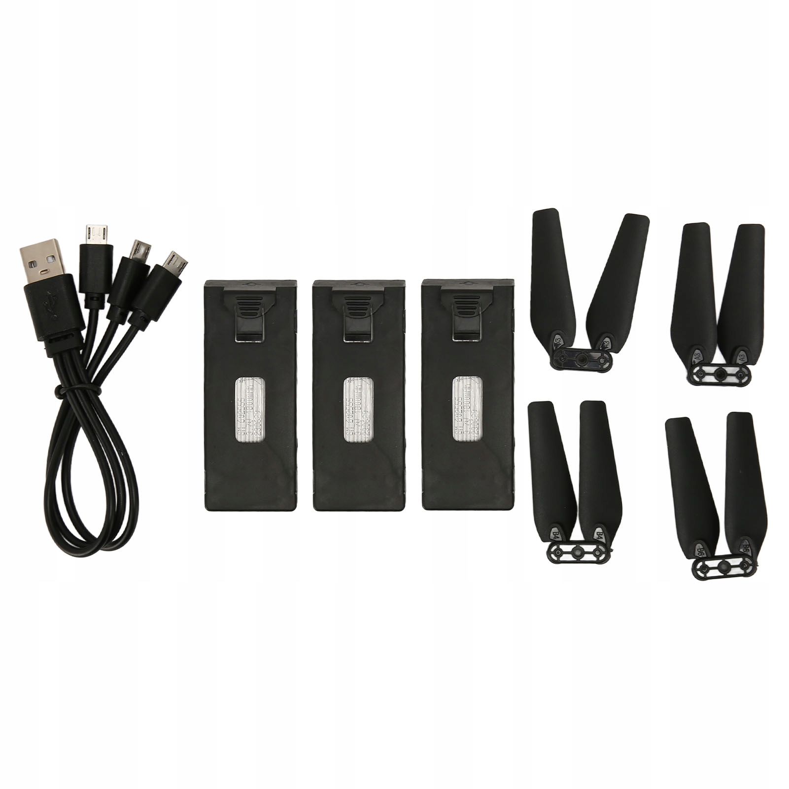 3 szt. 3.7V 1800mAh bateria do drona Plug and