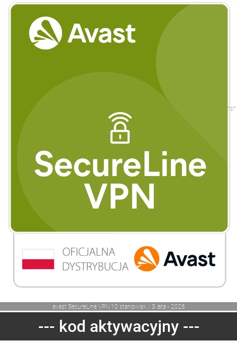 Avast avast! SecureLine VPN 2026 10 st. / 36 miesięcy ESD