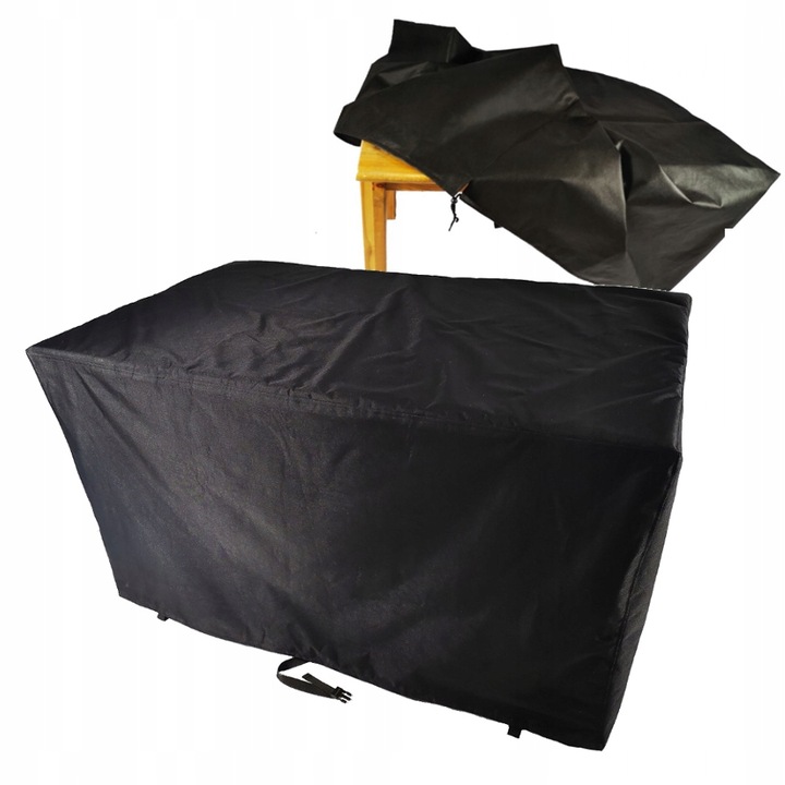 Pokrowiec Na Meble Ogrodowe Stół 250x200x80 Czarn