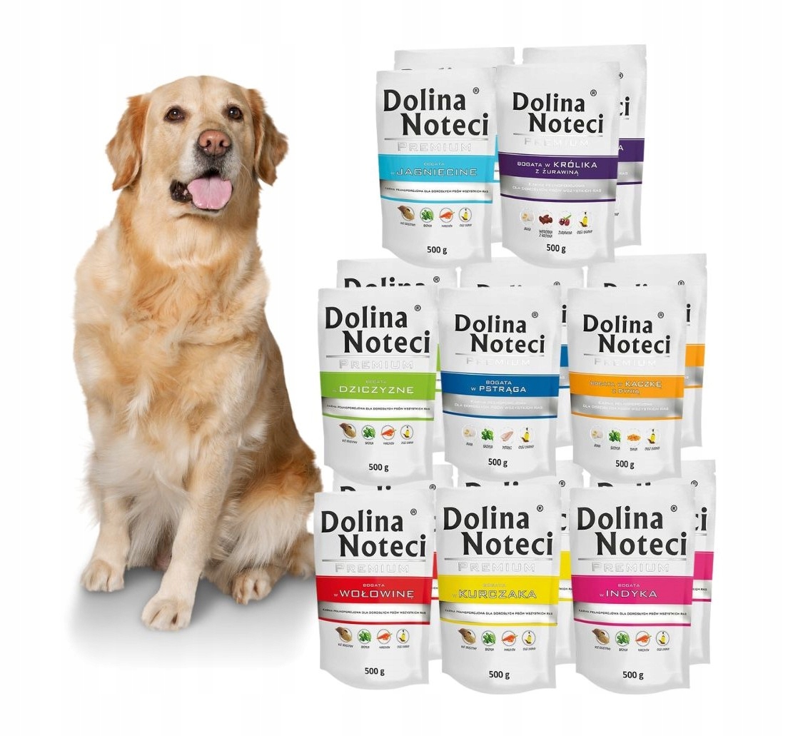 Levně Dolina Noteci Premium Vlhké krmivo mix chutí 16x500g