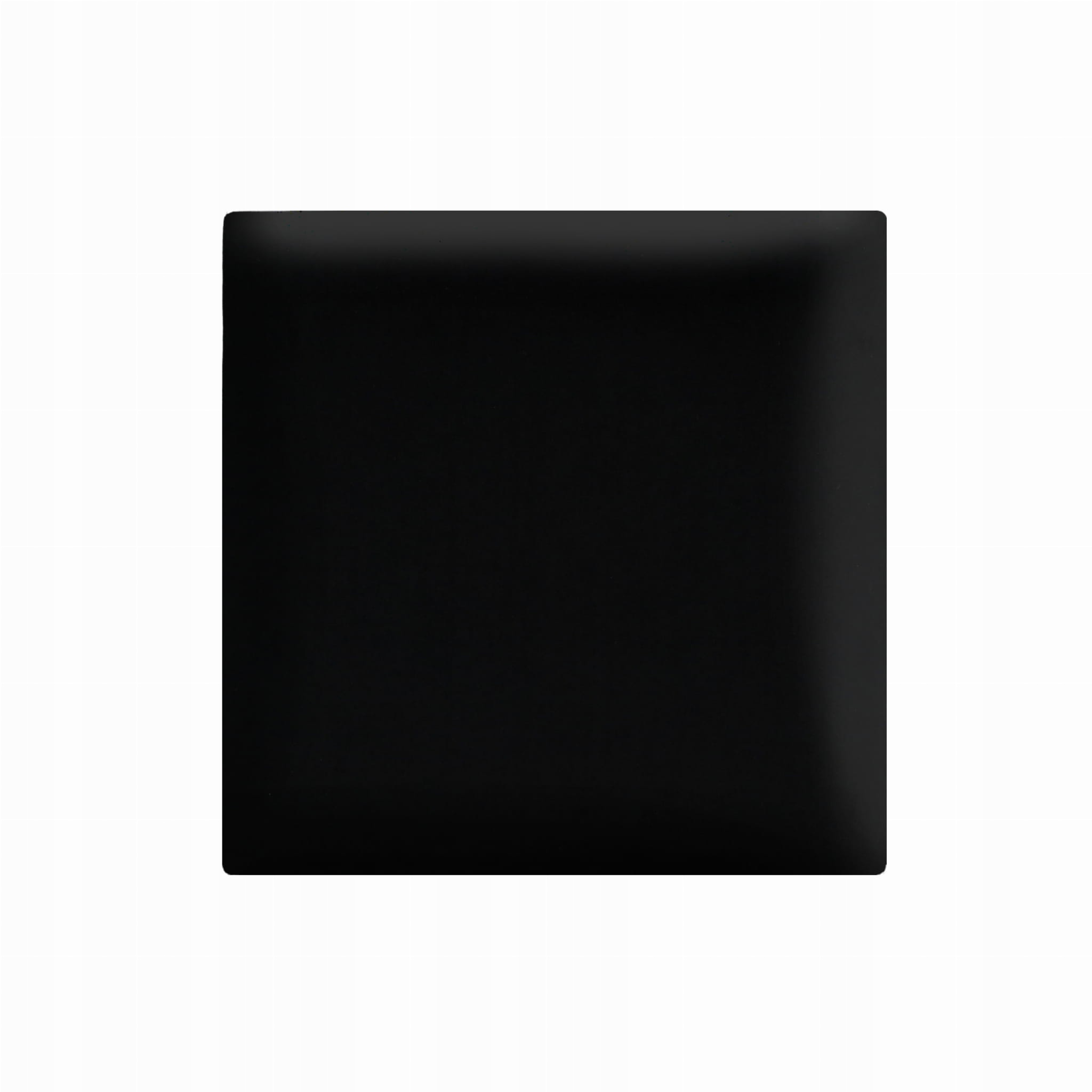 Nástenný panel 30 x 30 cm čalúnený 3D čelo v čiernej farbe