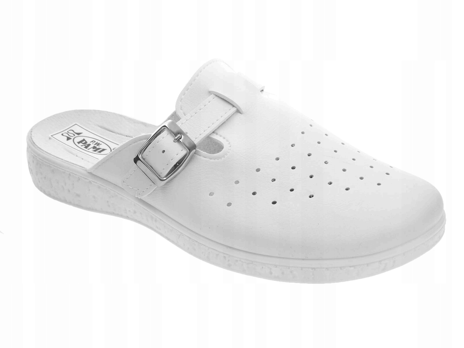 

Klapki medyczne męskie Pami szpitalne Białe 43