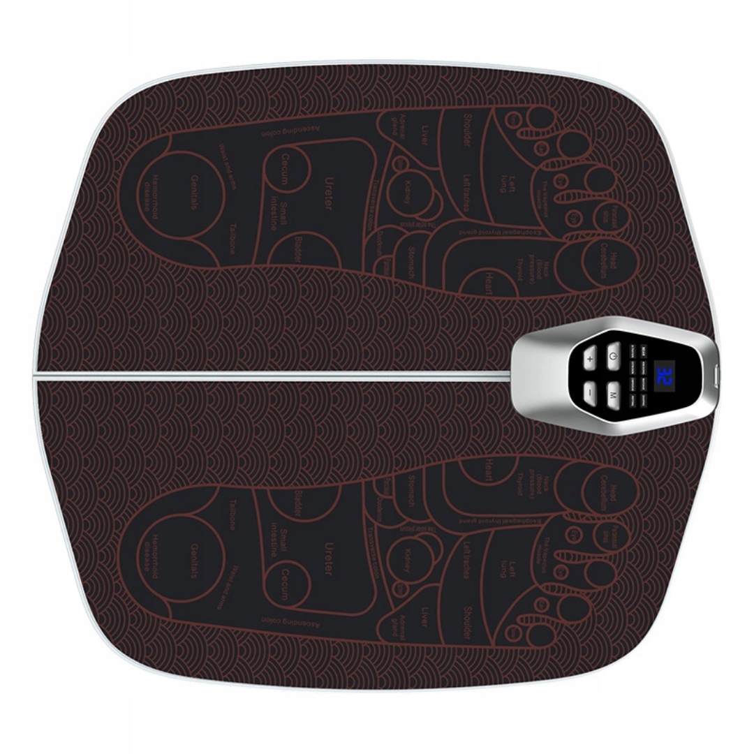 Mata Do Masażu Ems Elektryczna Masażer Stóp Ciała 8 Programów 32 Poziomy