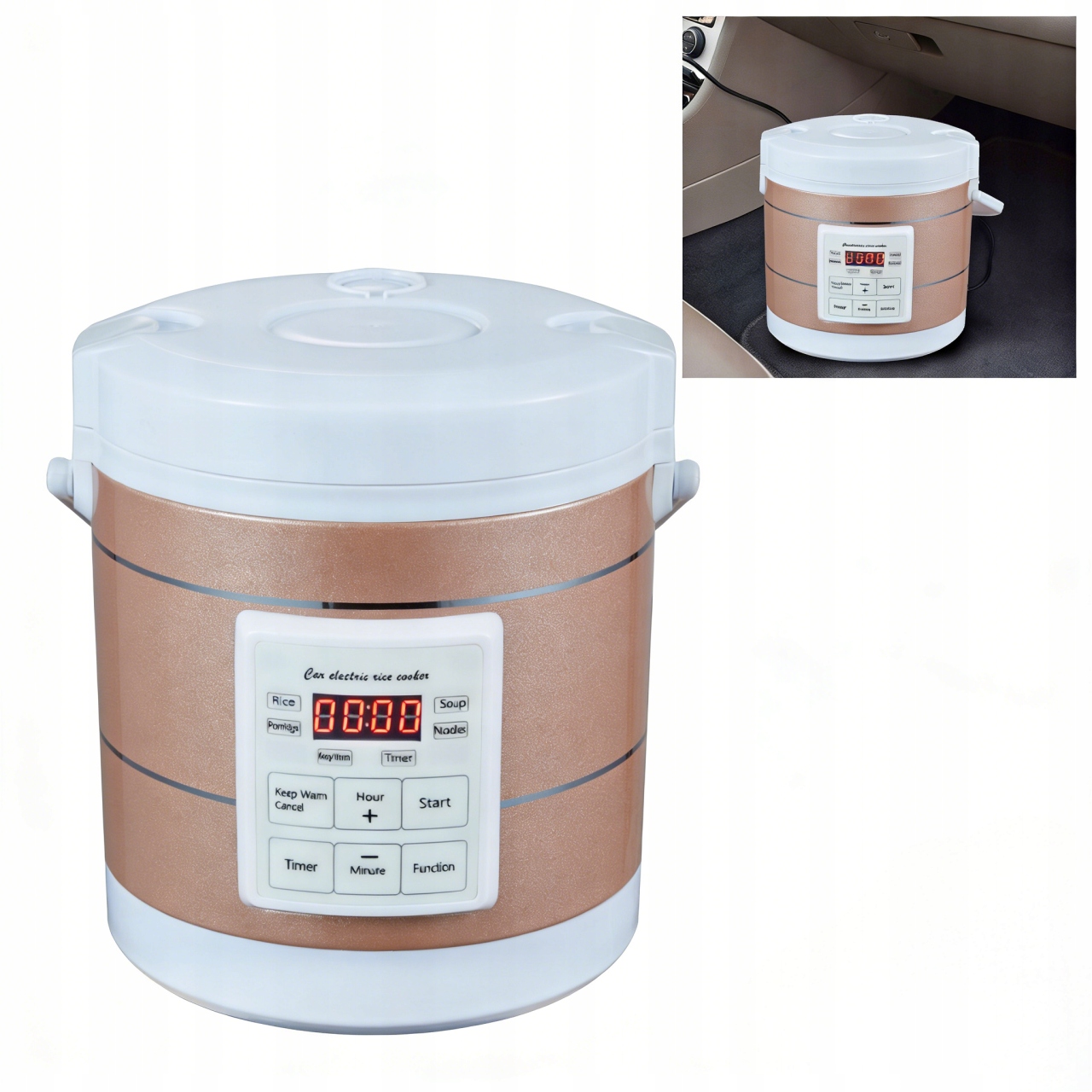 Vaření Vařič automobilová Multicooker 12v/24V 1.6L