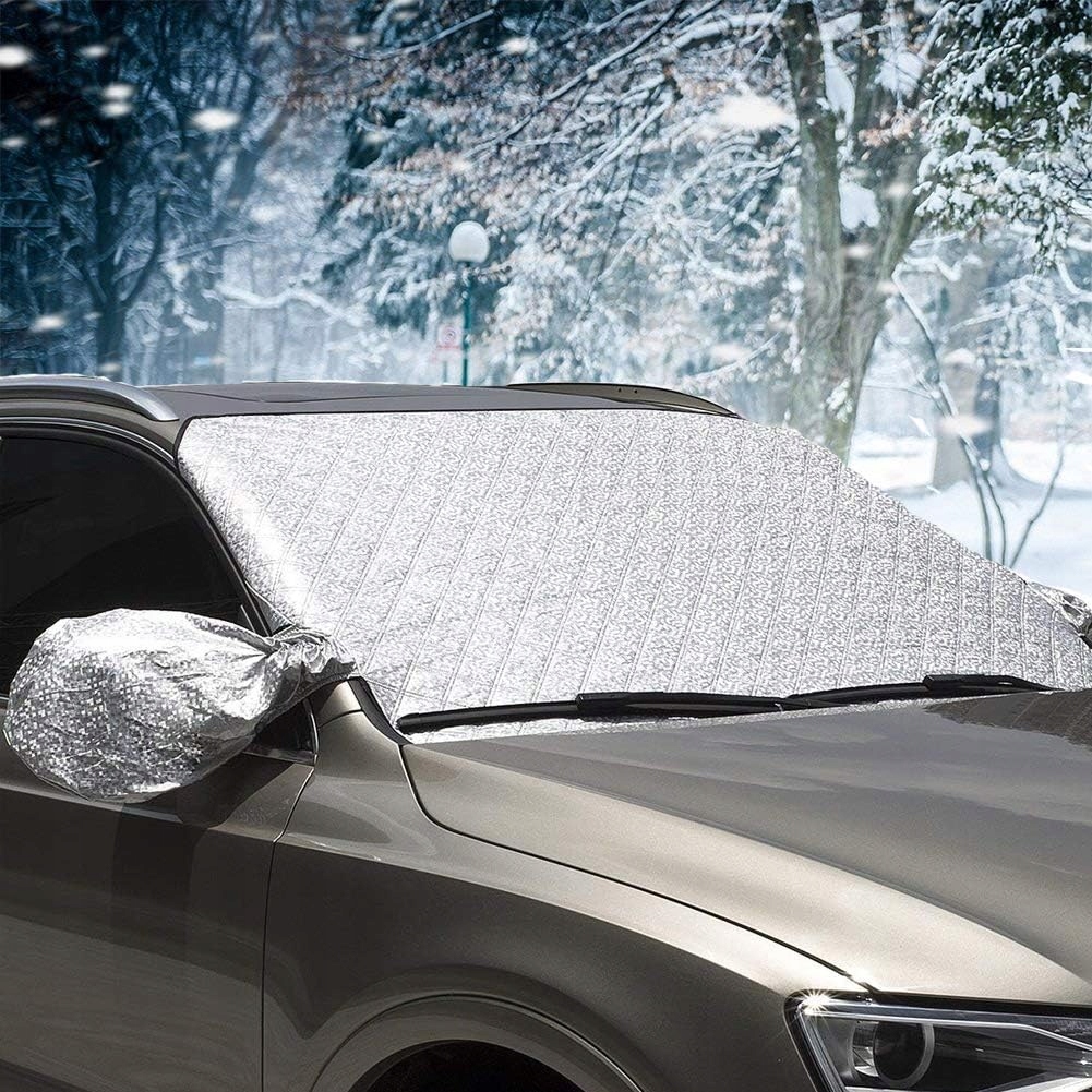 Frontscheibenabdeckung Winter Auto Scheibenabdeckung Windschutzscheibe