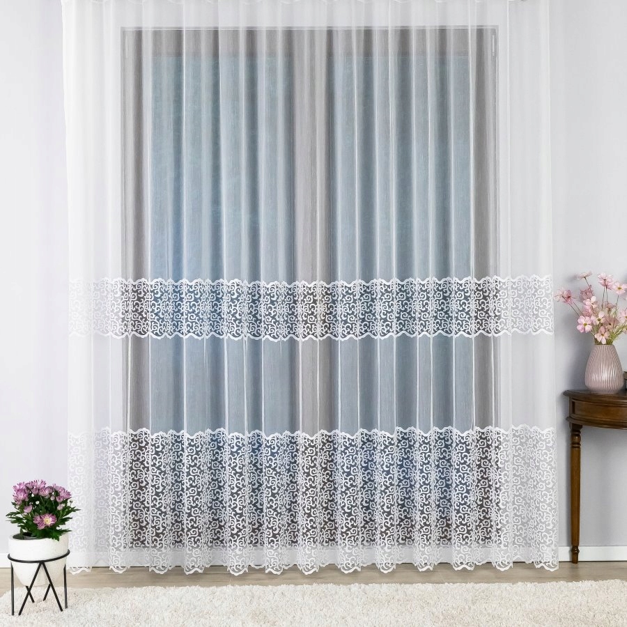 Luxusní Hotová Záclona Připravená S Páskou Do Obývacího Pokoje 300X260