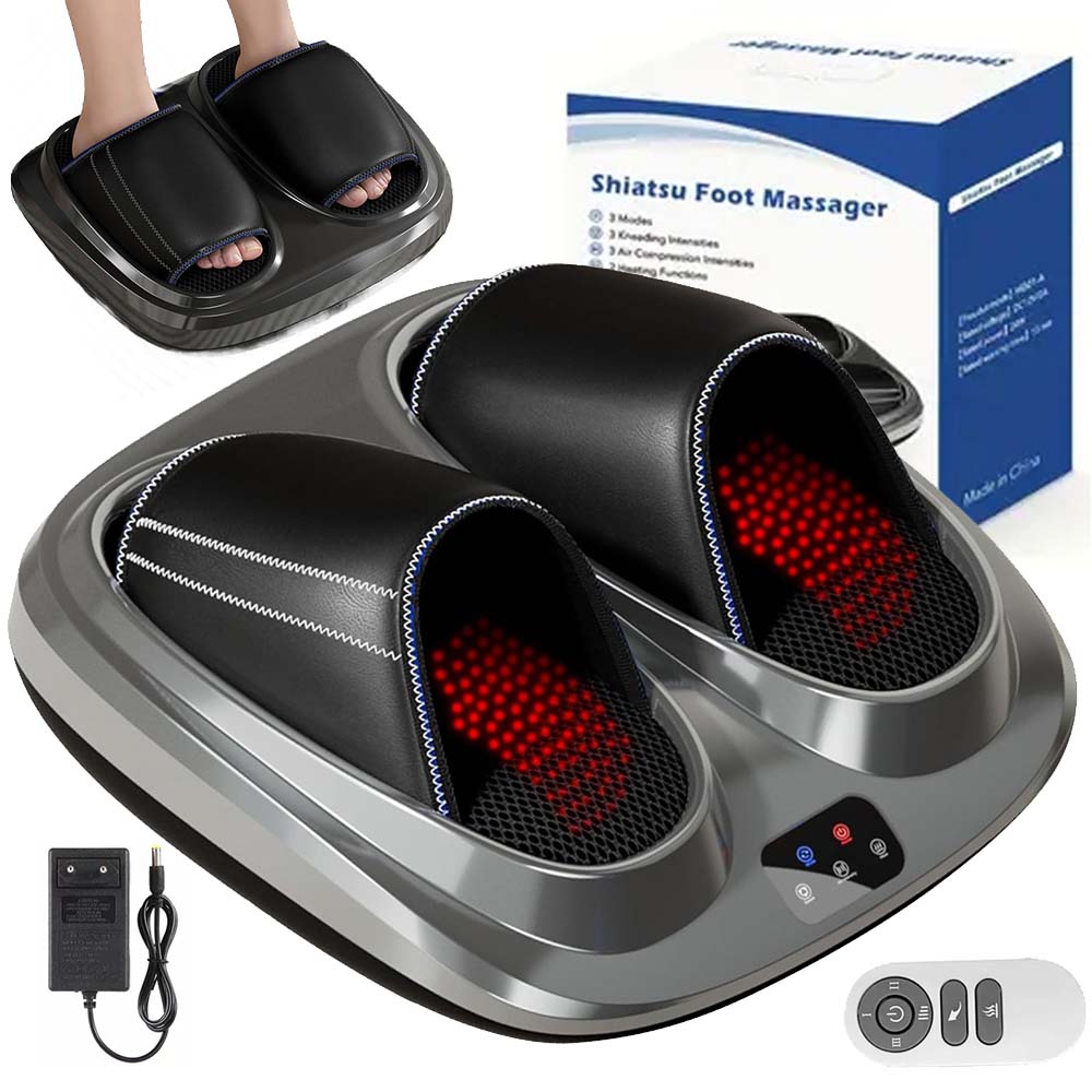 Masażer Do Stóp Z Podgrzewaniem 3 Programy Masażu Ergonomiczna Konstrukcja