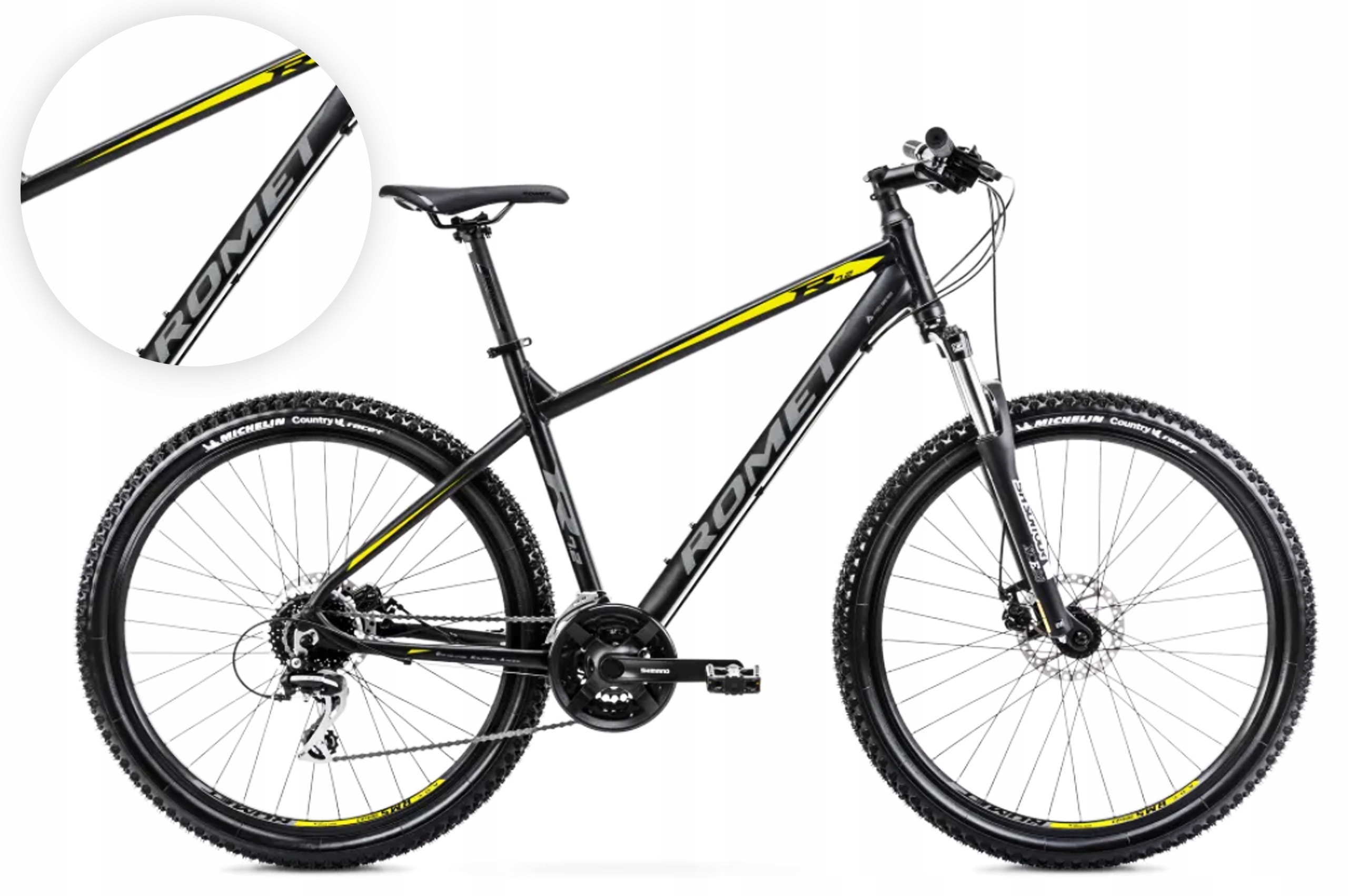 Rower Mtb 27,5" Romet Rambler R7.2 rama XL 21" czarny R23
