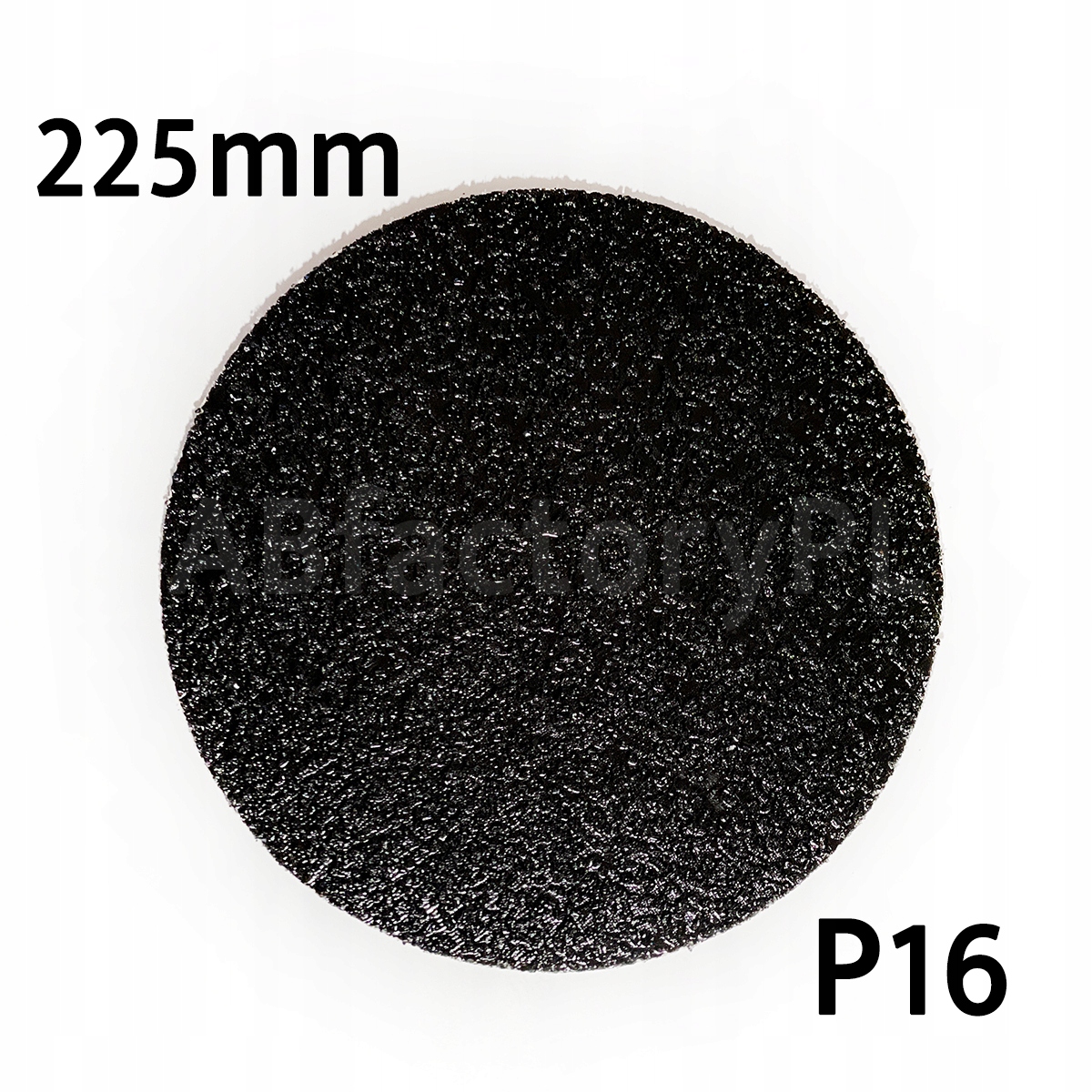 PAPIER ŚCIERNY KRĄŻEK DO ŻYRAFY 225 STYROPIANU P16