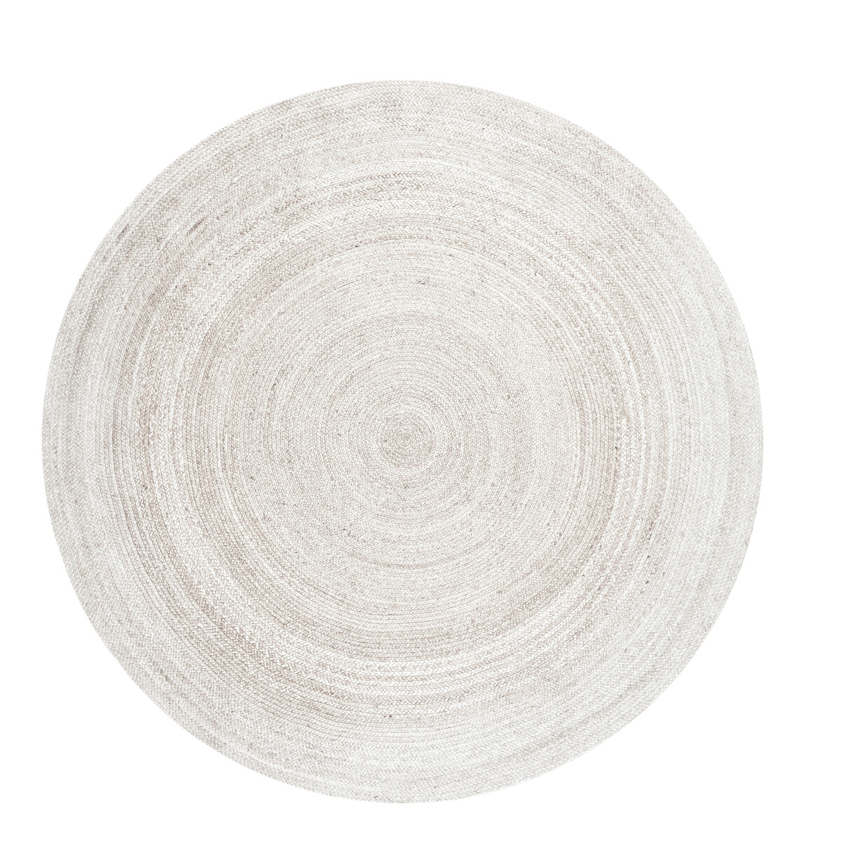 140x140 (průměr) kruh Kusový koberec Jute Braided 106321 White kruh
