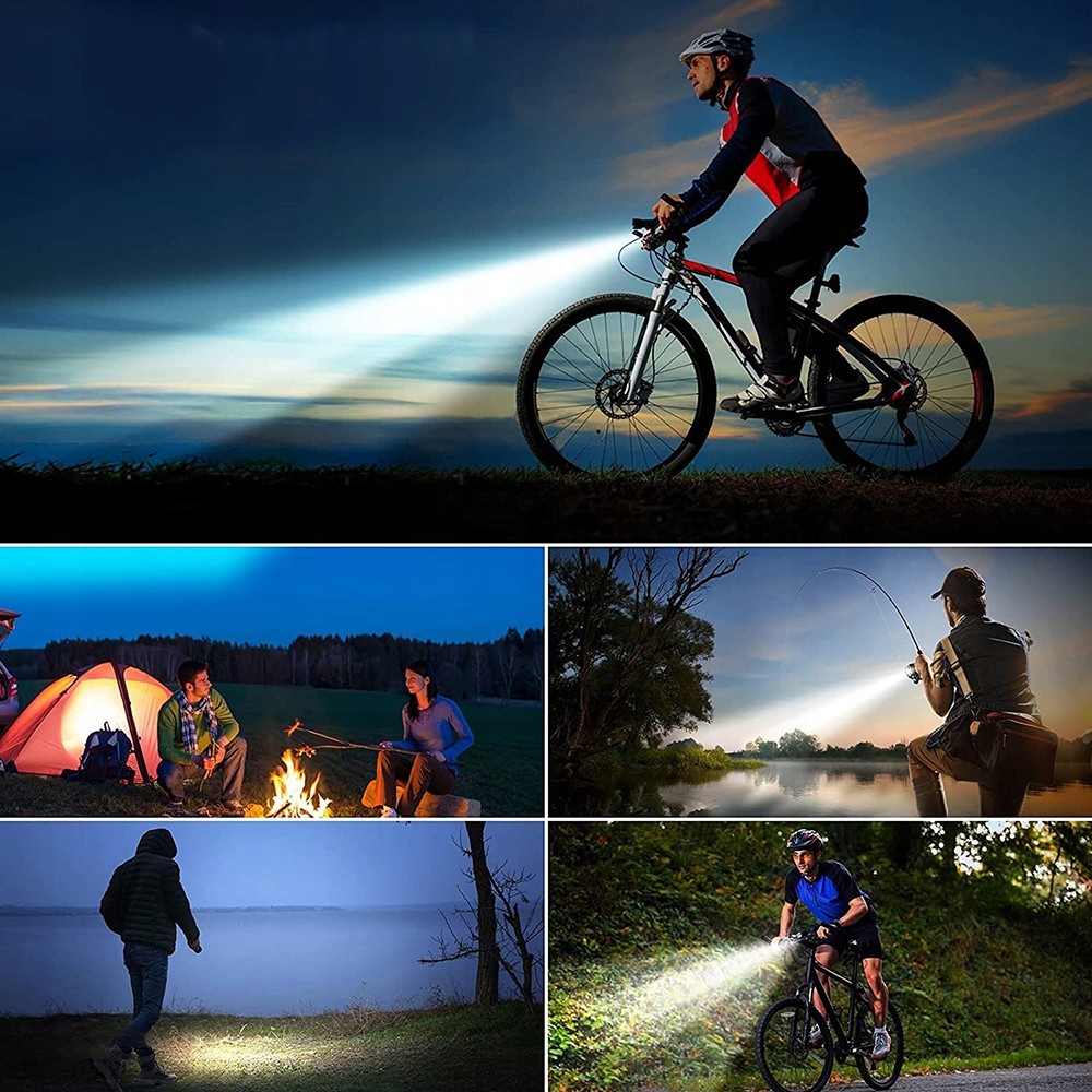 L1 LAMPKA ROWEROWA LED PRZÓD TYŁ ZESTAW ROWERU USB Źródło światła brak informacji