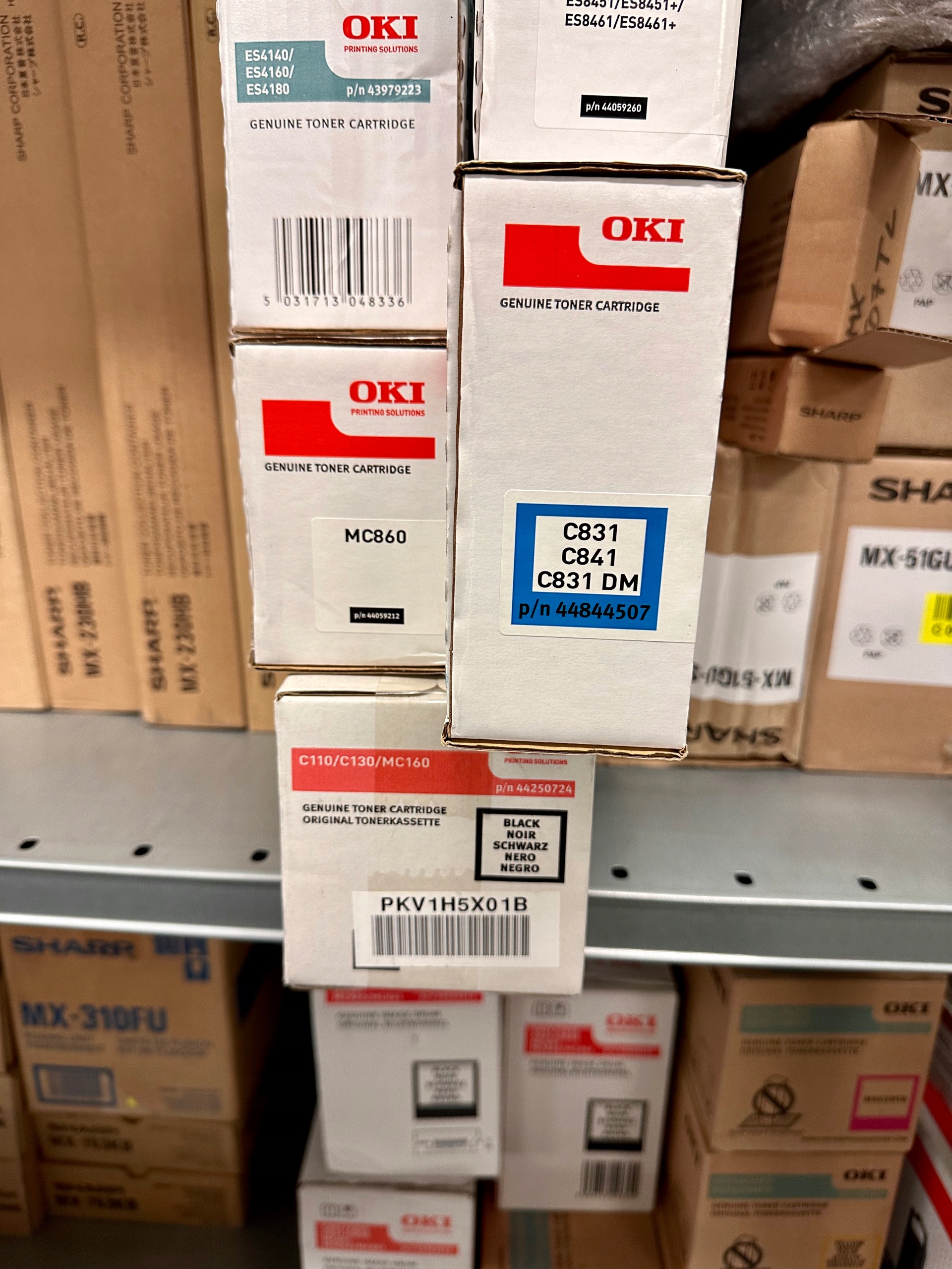 Toner Oki C110 C130N MC160N Black (2,5K) 44250724 Originál