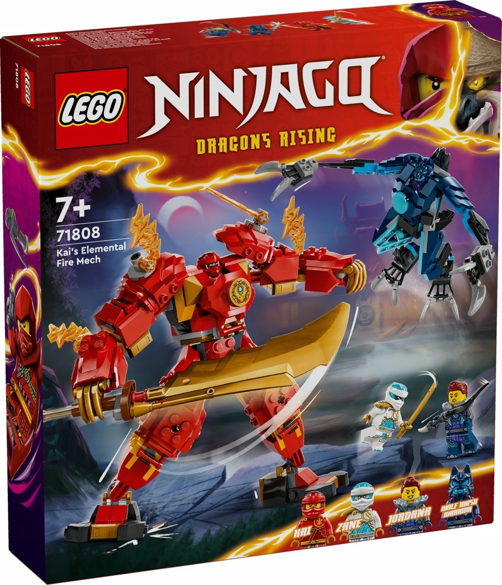 Lego Stavebnice Ninjago 71808 Mech ohnivého živlu Kaia