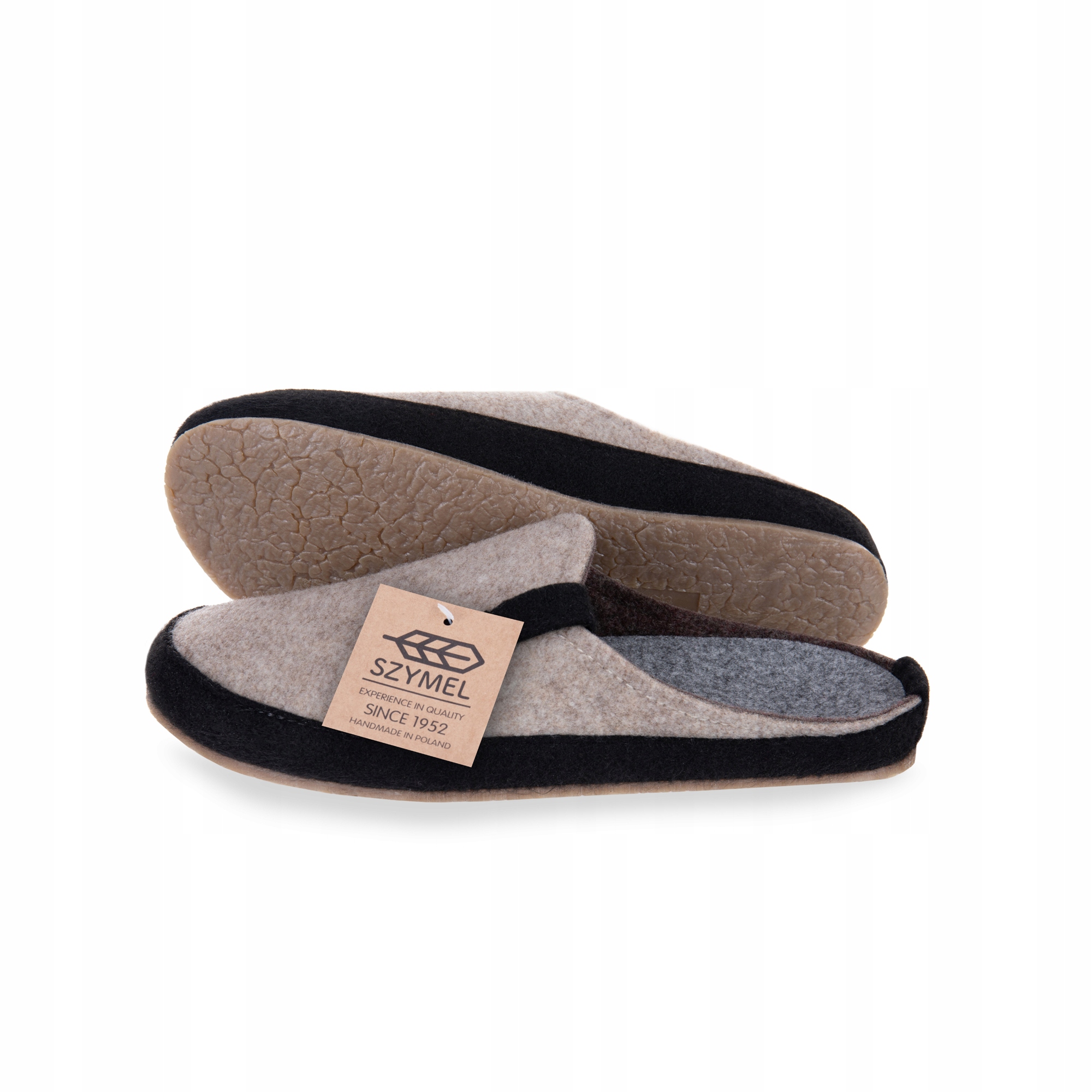 

Kapcie filcowe beż pasek Szymel.pl New Roz 44