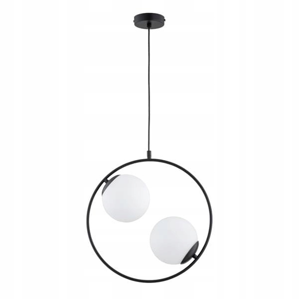 Závěsná lampa Adino Black S délka 38,5 cm 2xE14 černá