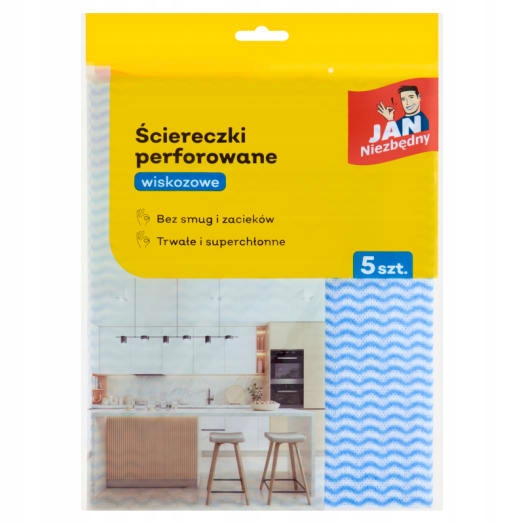 Levně 7 x Jan Niezbędny Perforované utěrky 5 ks