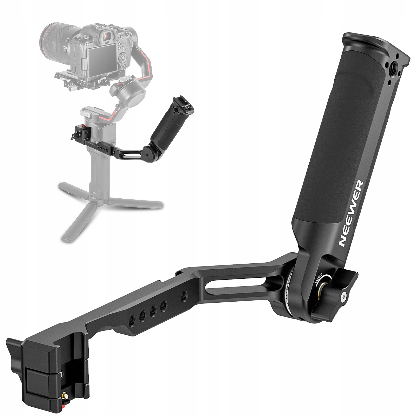 Držák Grip Upevnění Ruka pro Dji Ronin Rs 4 RS4 Pro RS3 3 Mini Rsc 2 RS2