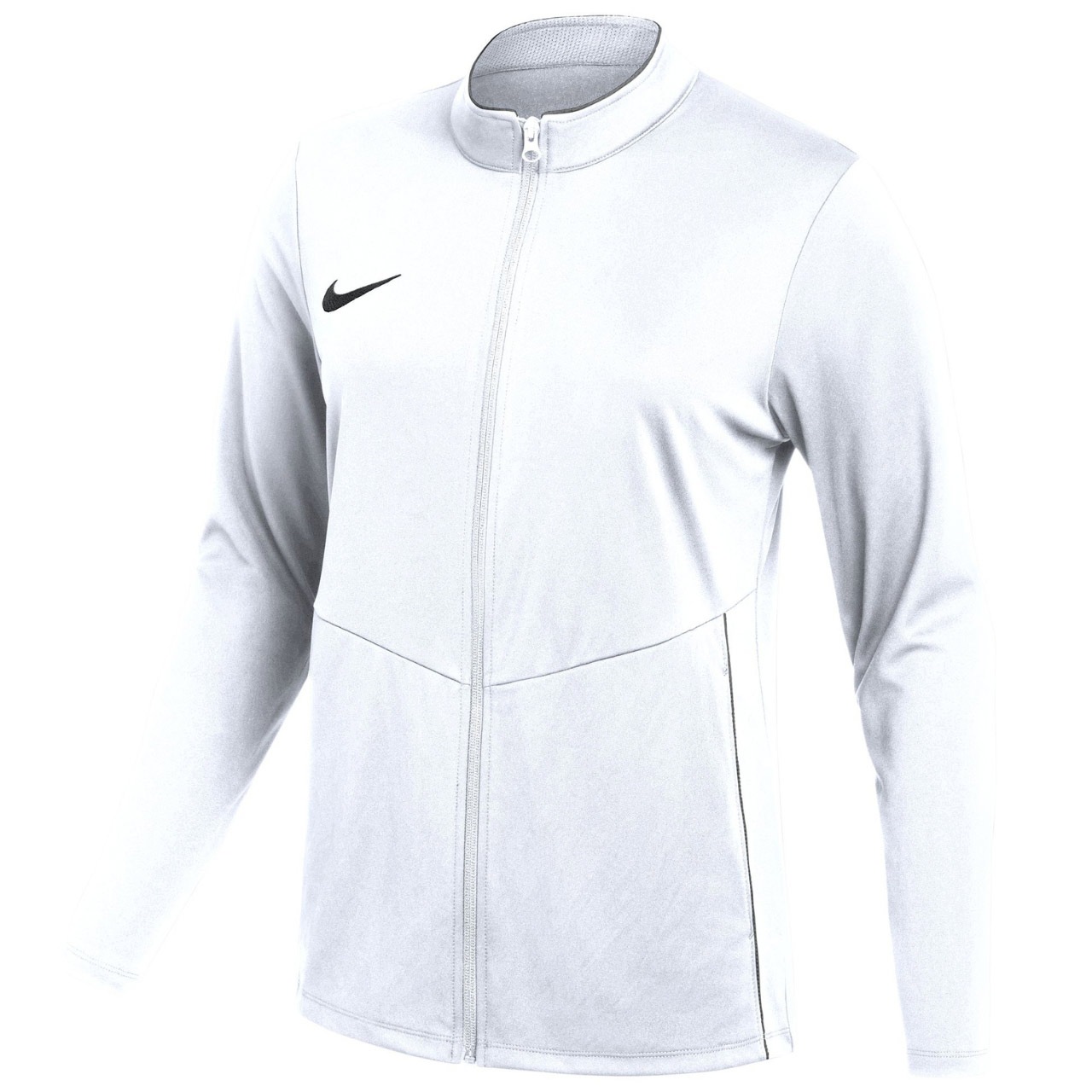Mikina Nike Park 20 se zipem a stojáčkem, sportovní, bílá, technologie Dri-FIT, vel. XL