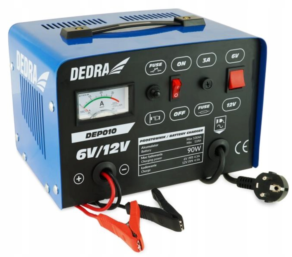

Dedra DEP010 Prostownik 6/12V 12-100Ah