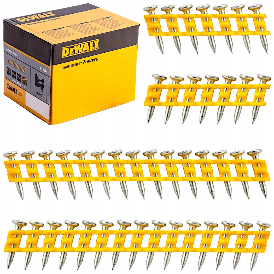 

Dewalt Gwoździe do DCN890 Std 2.6x25mm DCN8901025
