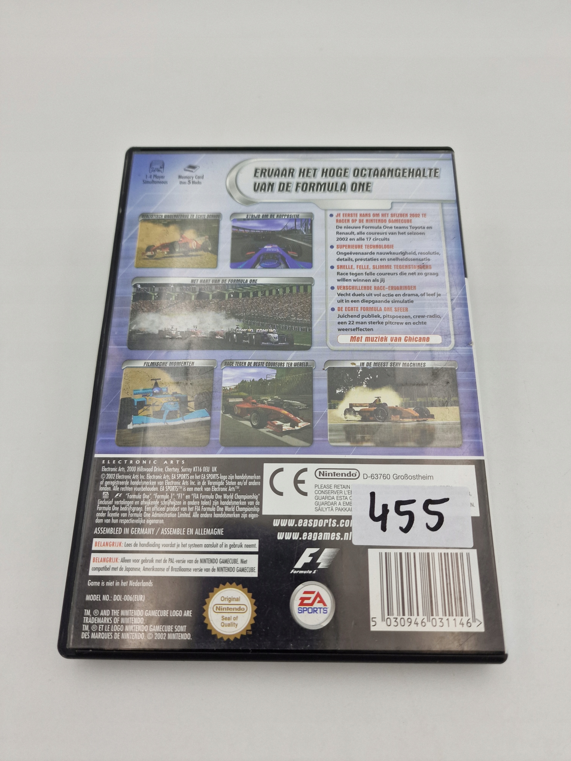 NINTENDO GAMECUBE F1 2002 Platforma Nintendo GameCube