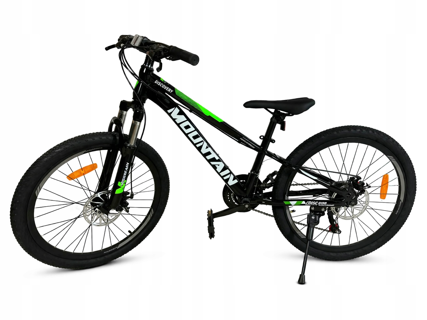 Rower Górski Mtb Koło 24 Cale Wytrzymała Rama Stalowa 11" Lekki 130-145 cm