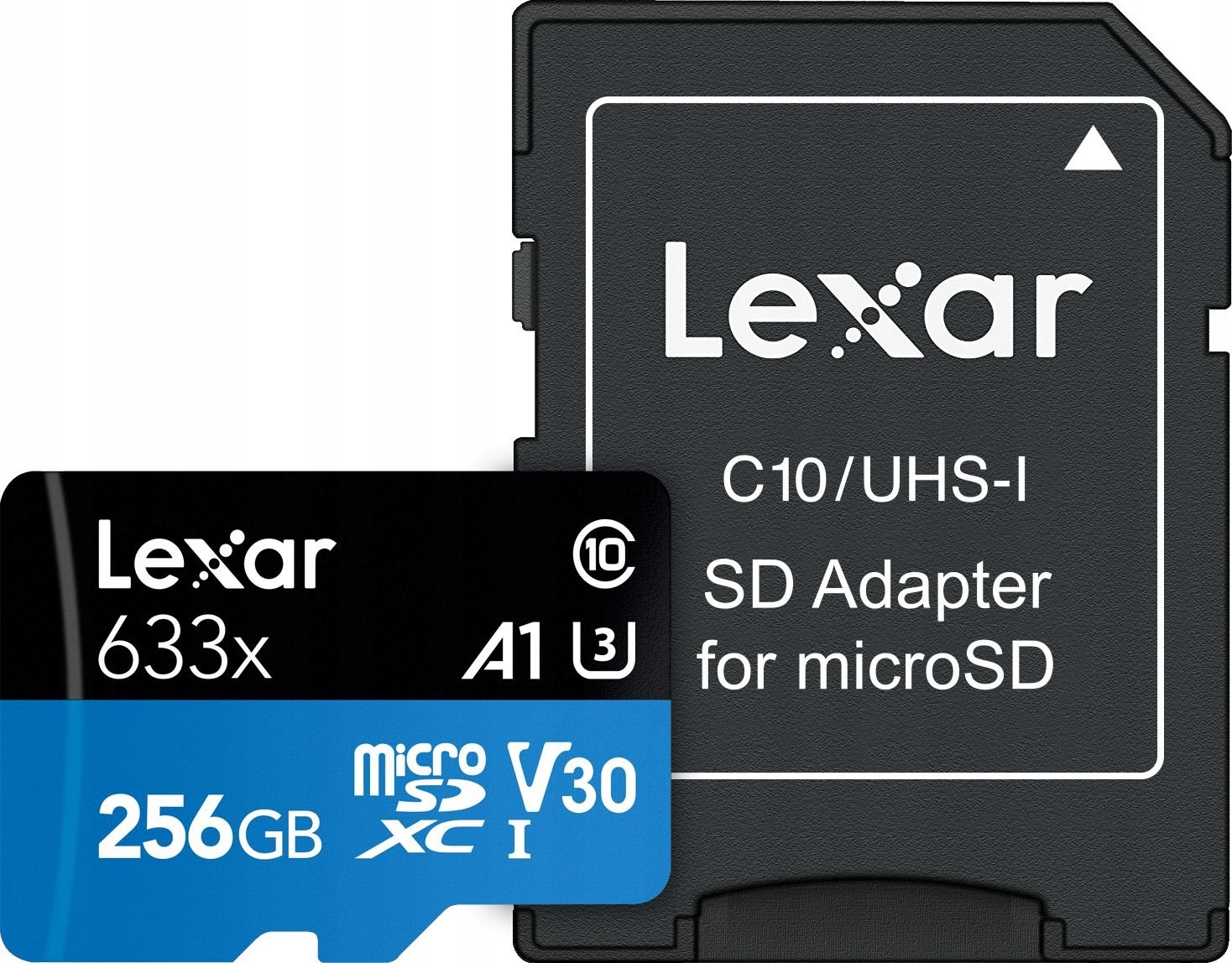 Karta Lexar 633x MicroSDXC 256 GB Class 10 UHSI/U3 A1 V30 (LSDMI256BB633A)