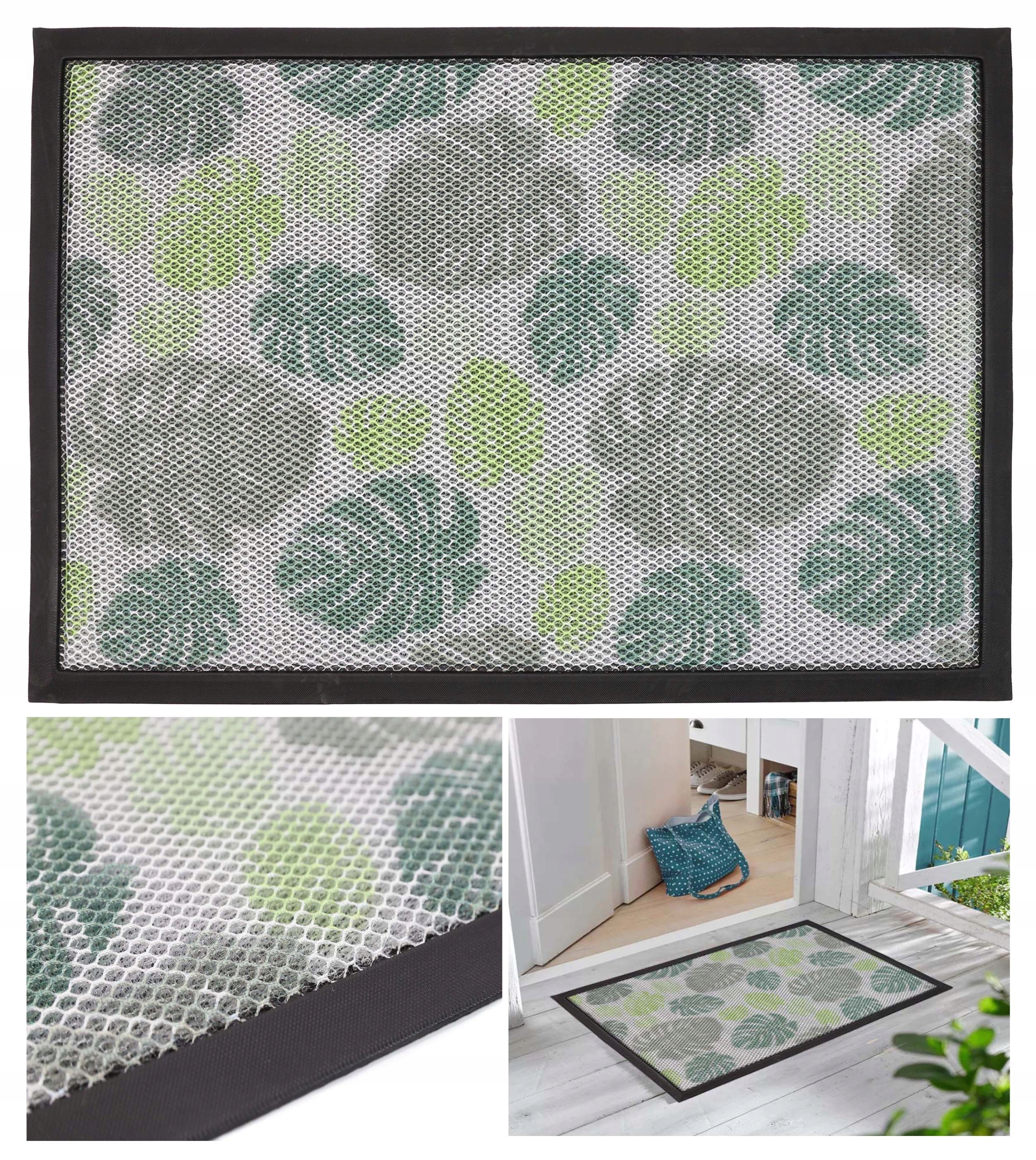 Protiskluzová 3D síťka s okrajem Pevná, pevná, 60x90 Elsimone