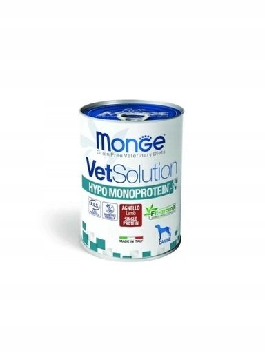 4x Monge Vetsolution Hypo Monoprotein Jehněčím Masem 400 g