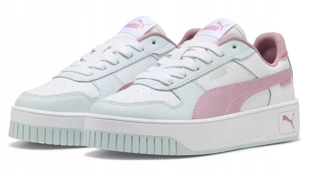 Sportovní boty z eko kůže Puma 393846 24 tenisky na silné podrážce 36