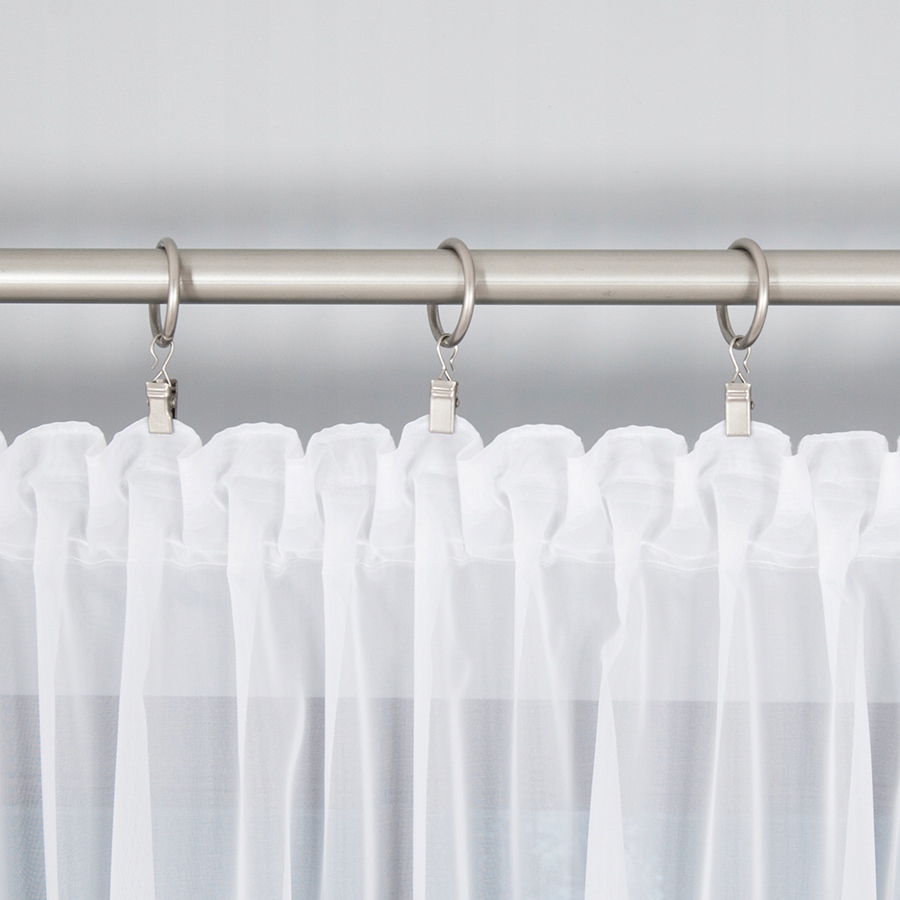 FIRANA DŁUGA BIAŁA FIRANKA GOTOWA WOAL Z TAŚMĄ 600x260 CM SZYTA W POLSCE Rodzaj Firana pojedyncza