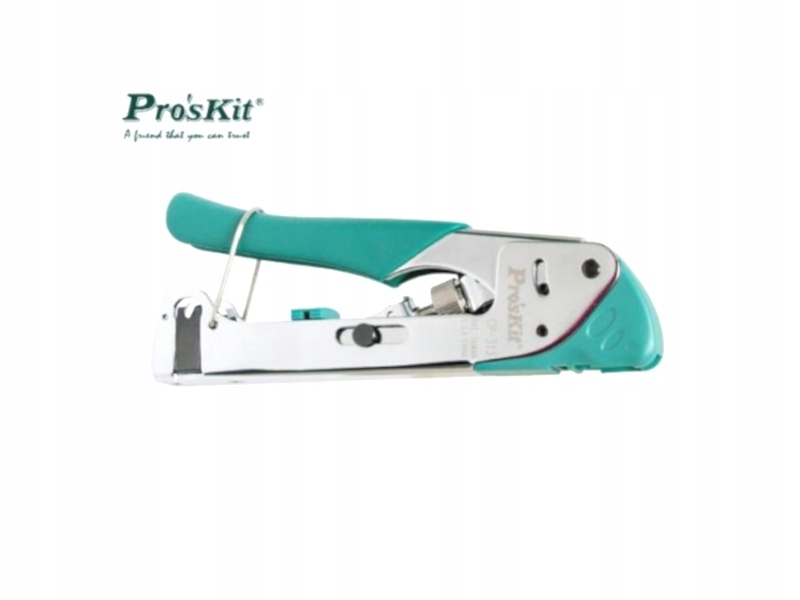 Zaciskarka kompresyjna do złączy F Bnc Rca