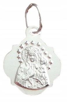 Łańcuszek srebrny komunijny / chrzest + medalik Marka Inna marka