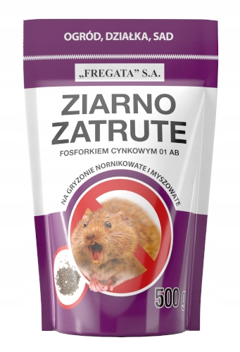 

Ziarno zatrute Fosforkiem cynku Trucizna na Myszy